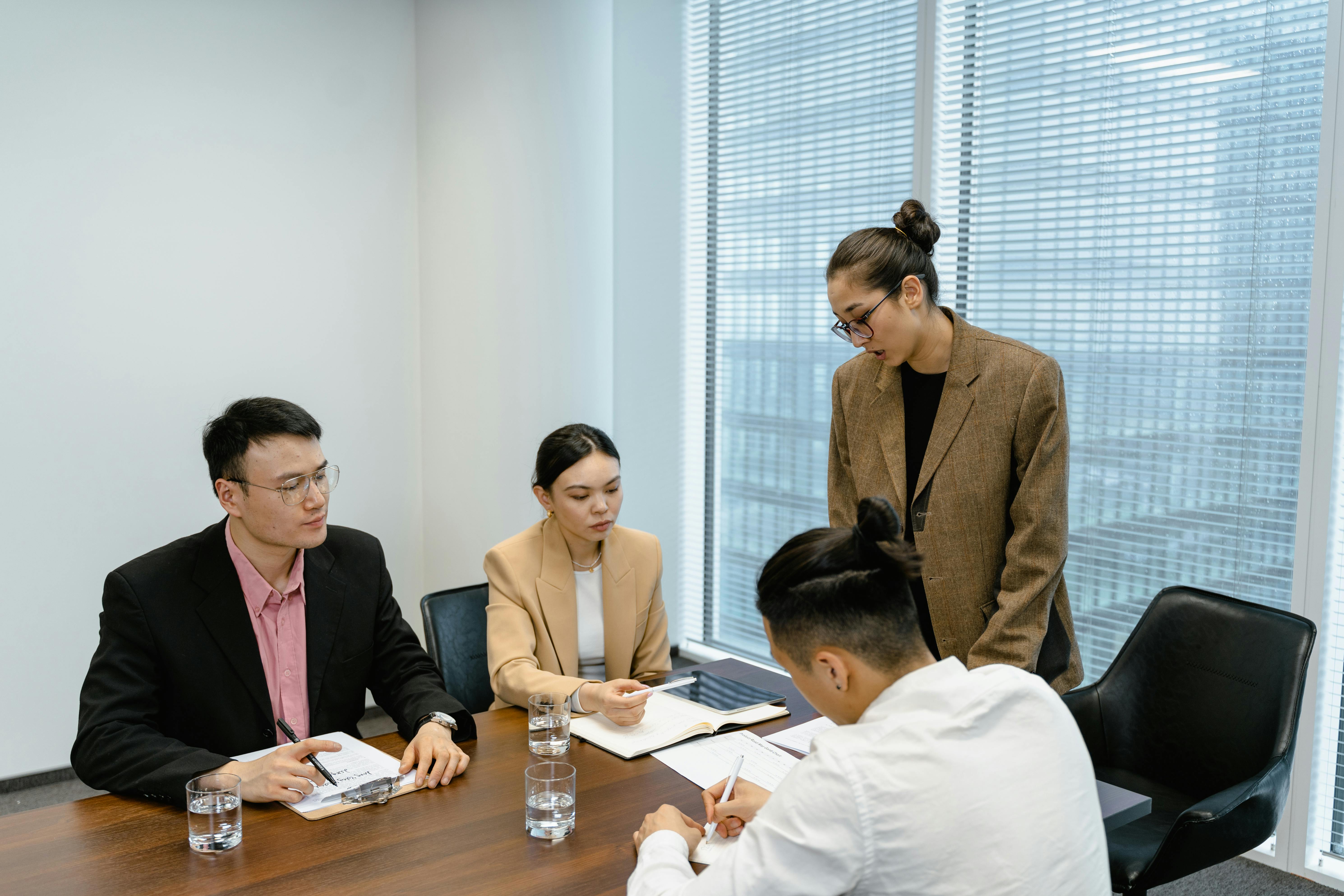 Business Management professionals in a meeting